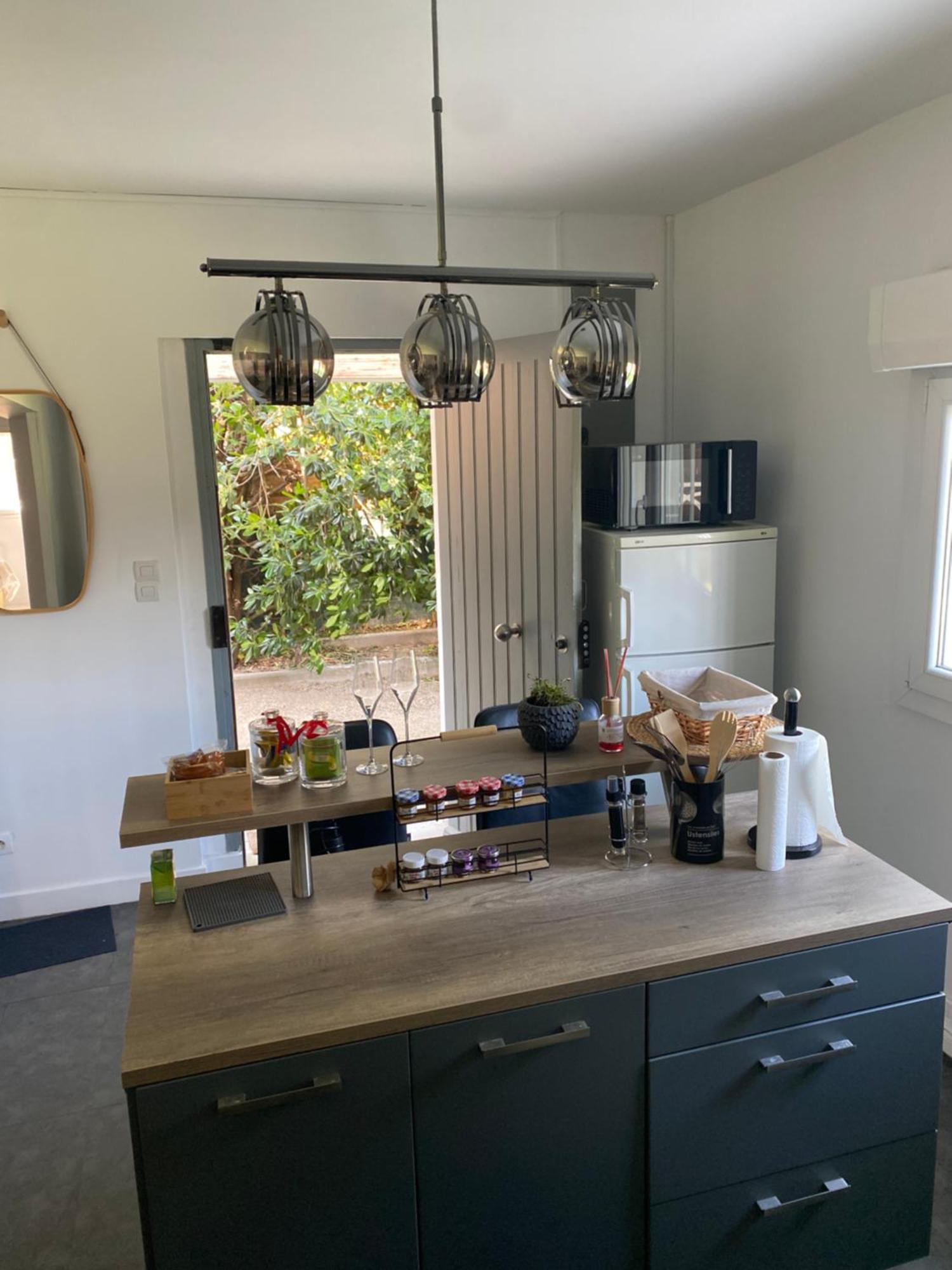 Spa Jardin Prive T3 Independant Dans Villa Morieres-les-Avignon Eksteriør bilde